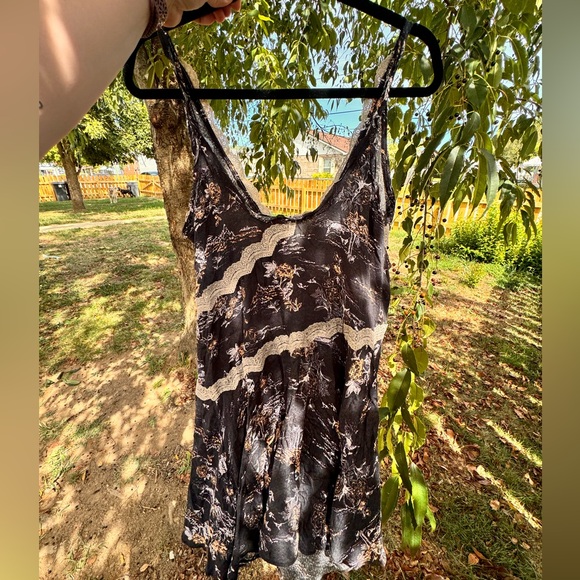 FREE PEOPLE INTIMATELY Slip My Mind Printed Trapeze Dress - Picture 5 of 14